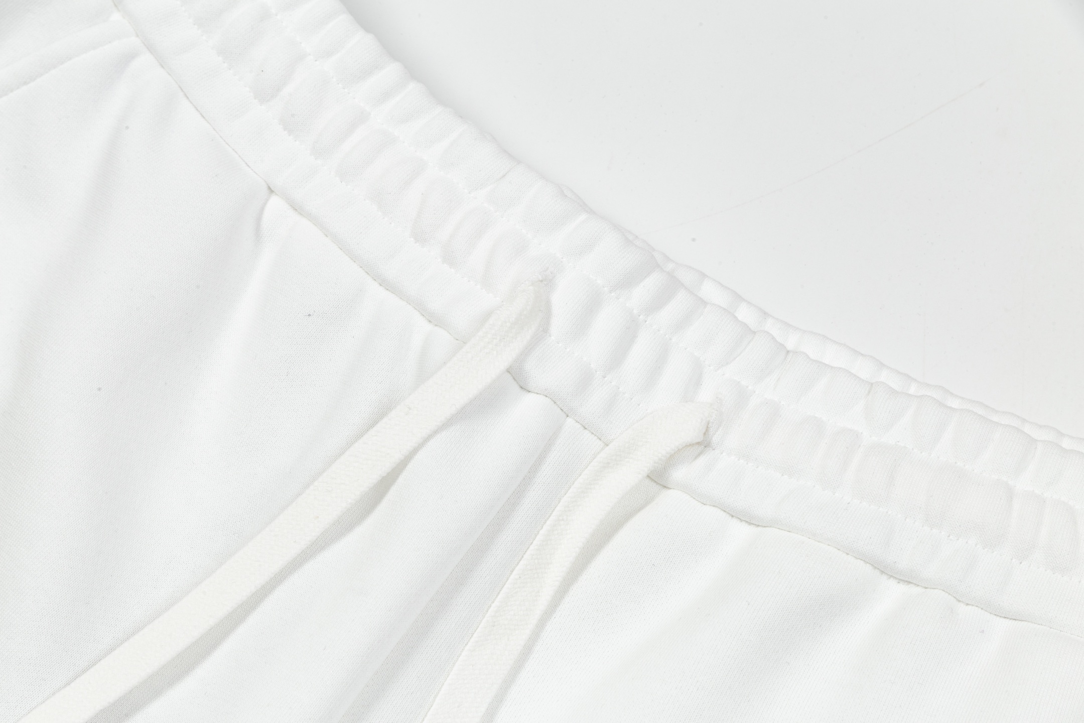 White Graffiti Print Shorts