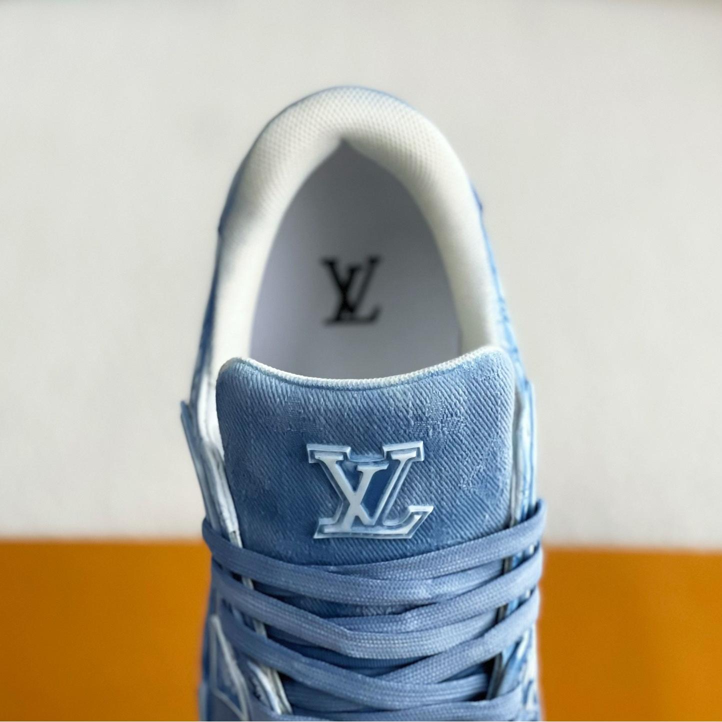 Blue TRAINER Basketball Sneakers