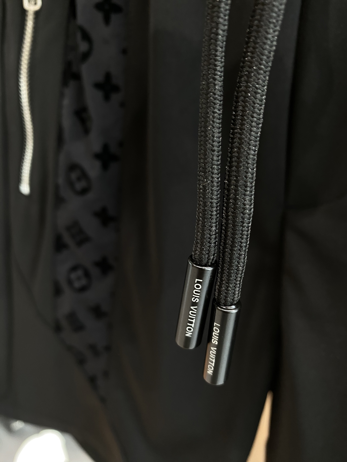 Black Monogram Shorts