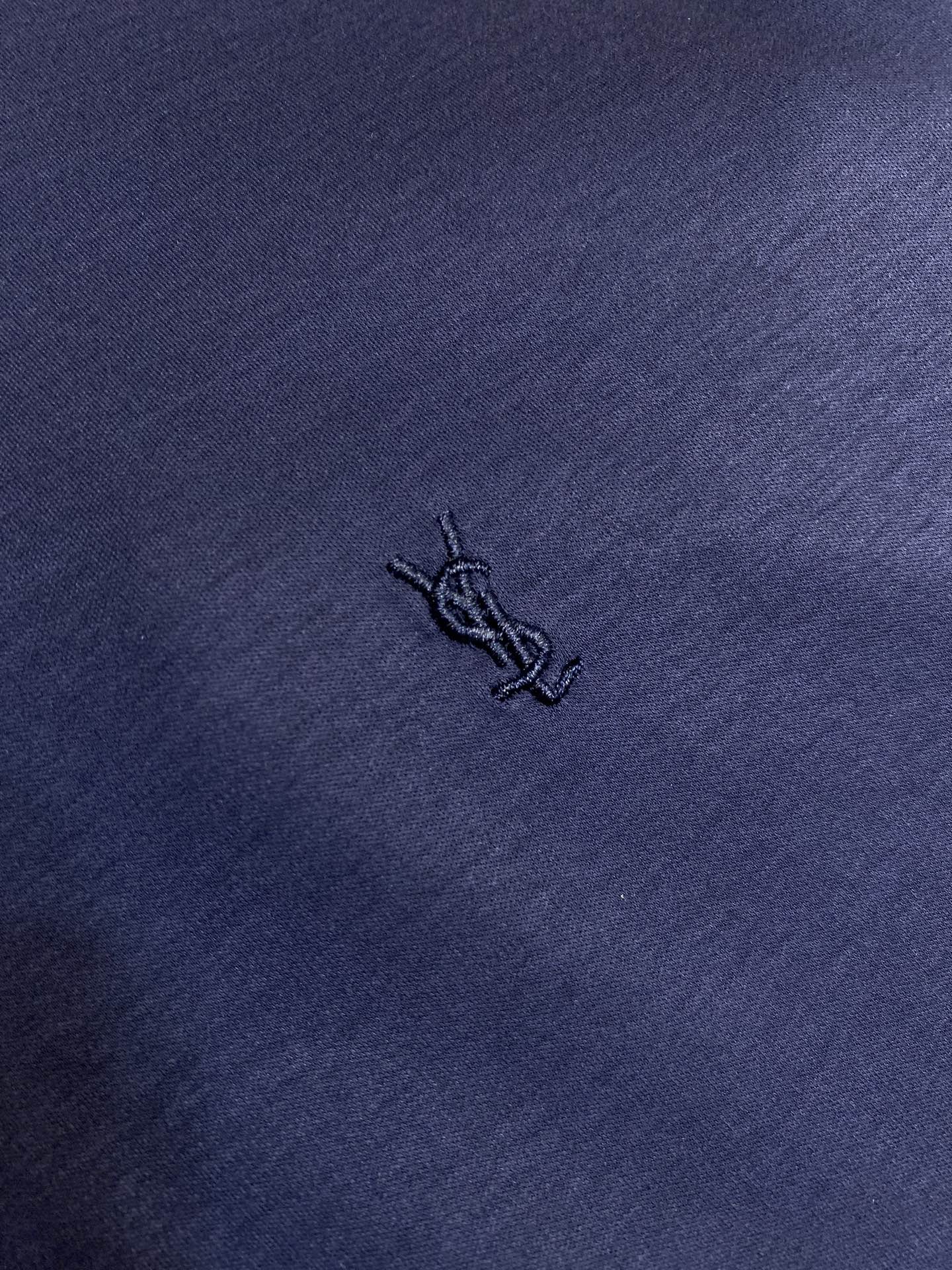 Mulberry Silk Embroidered Short-Sleeve T-Shirt