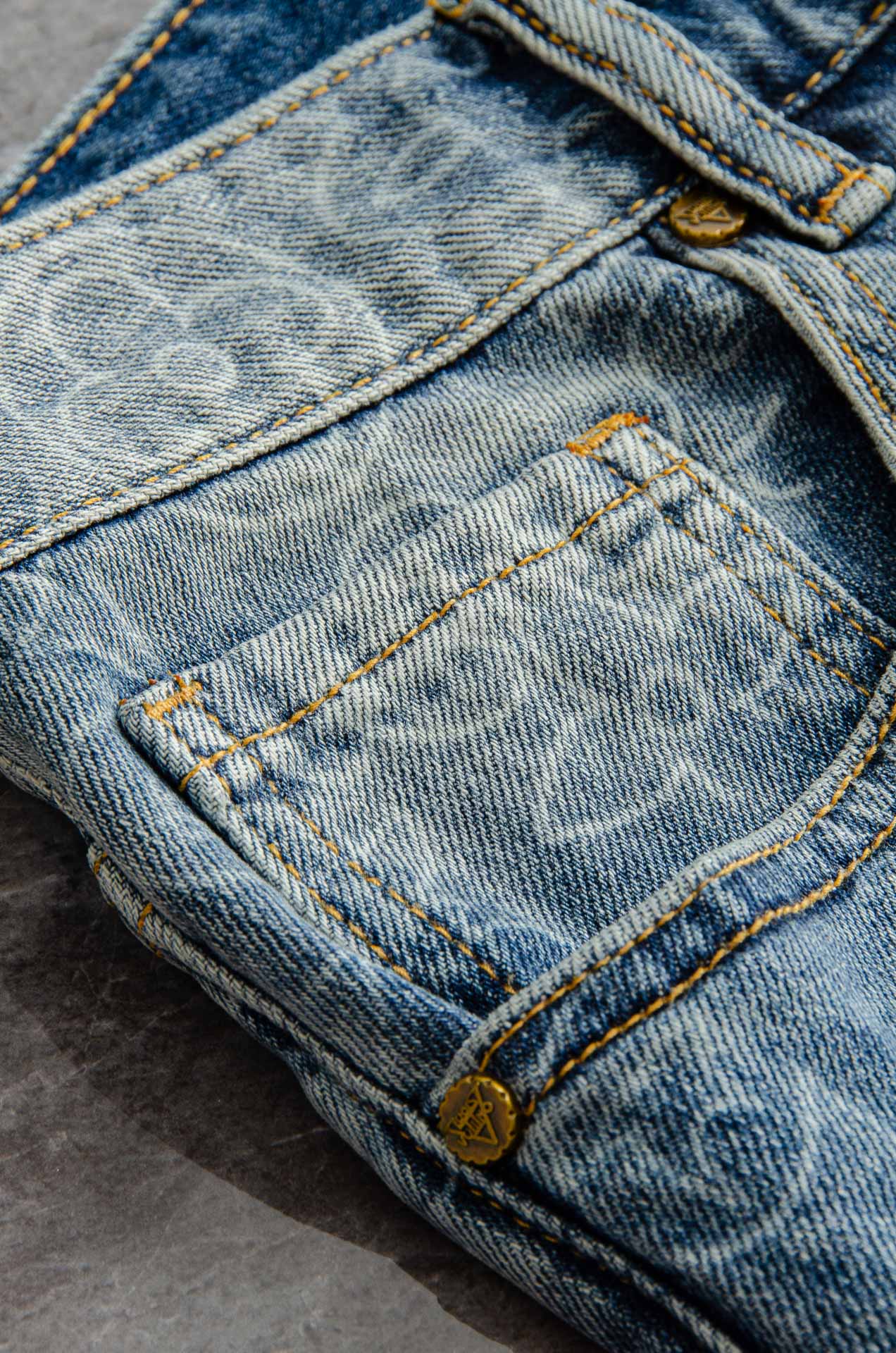 2025SS Men's Fashion Straight-Leg Denim Jeans