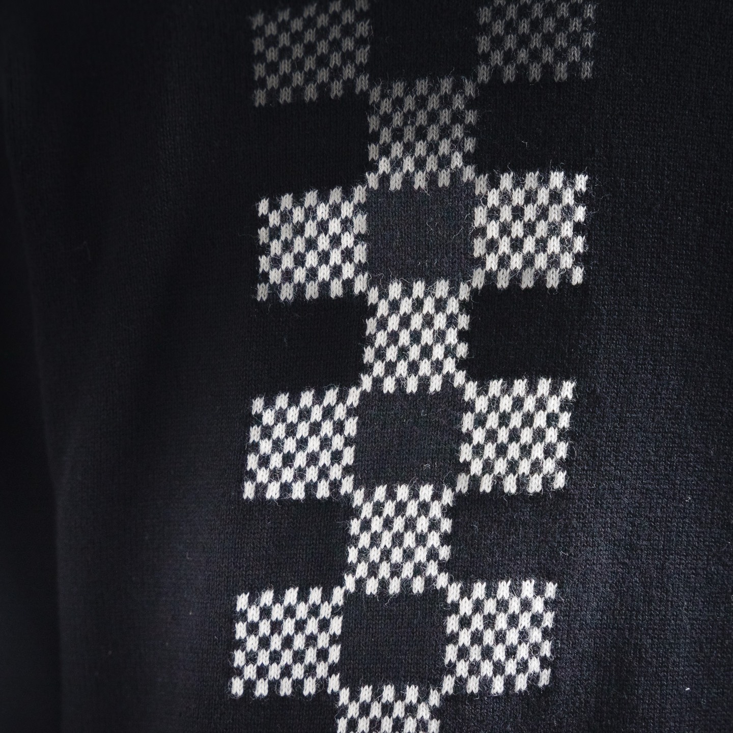25SS Racing Checkered Knit T-Shirt