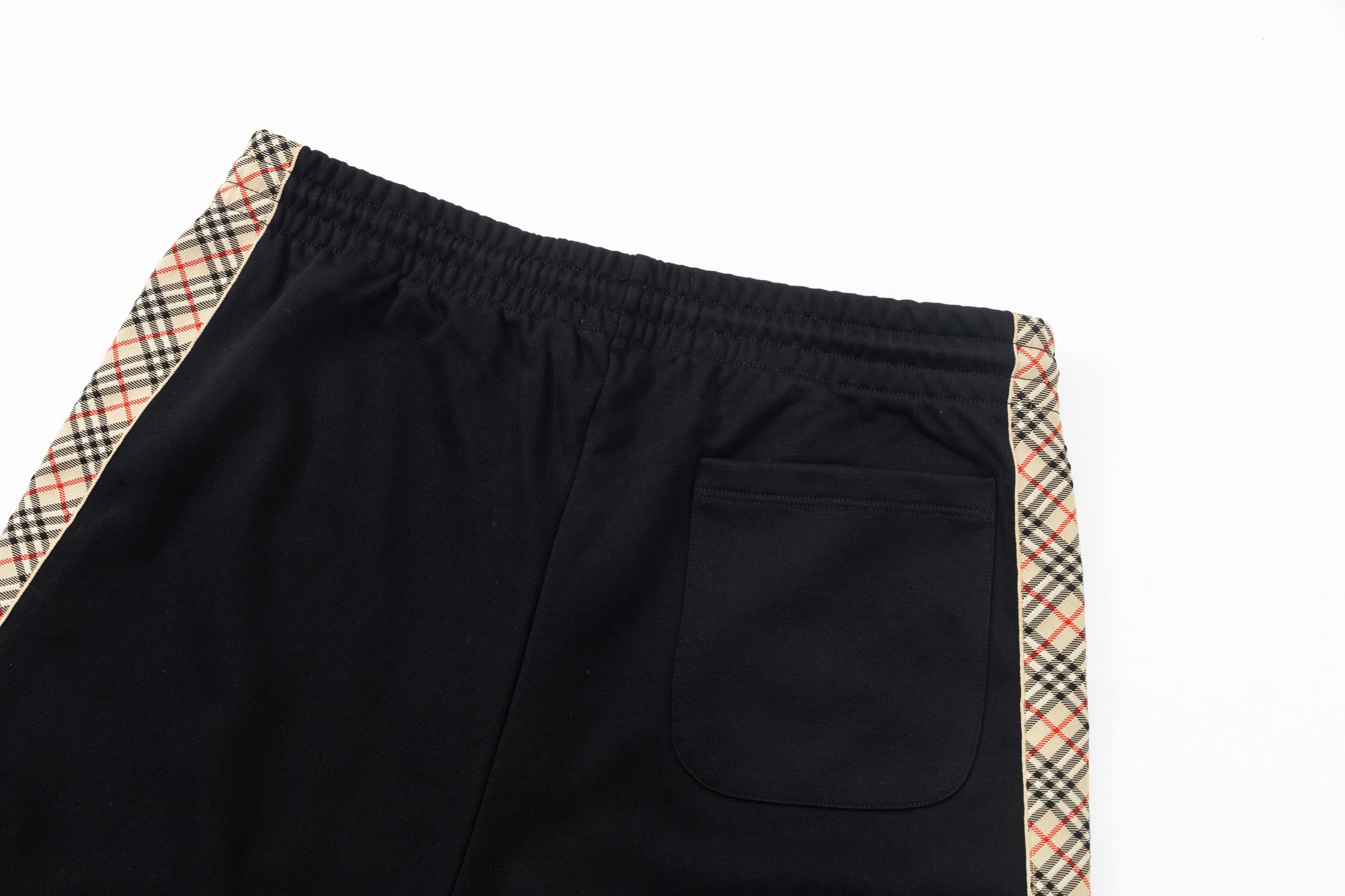 Webbing Patchwork Embroidered Shorts