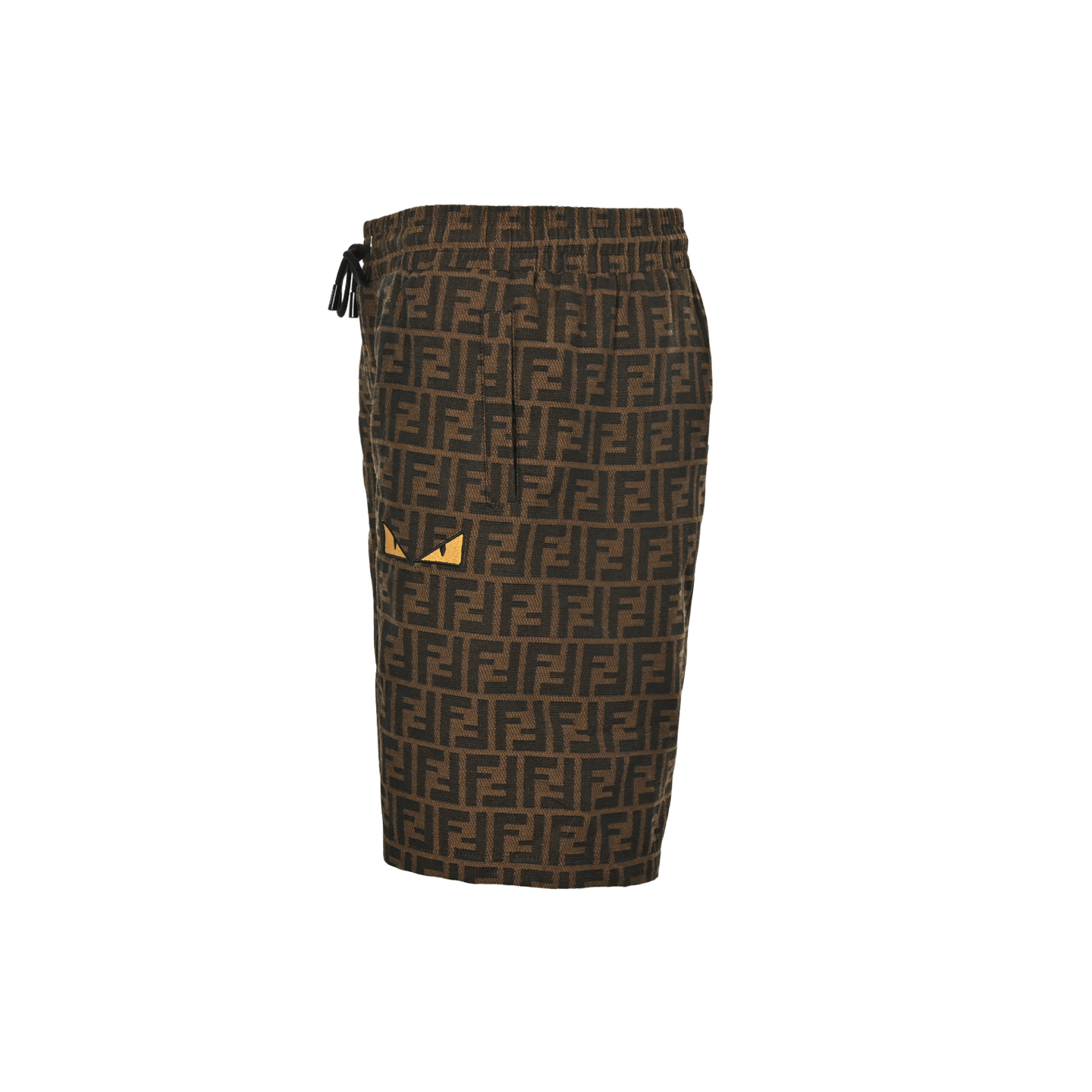 FF all-over jacquard eye embroidered shorts