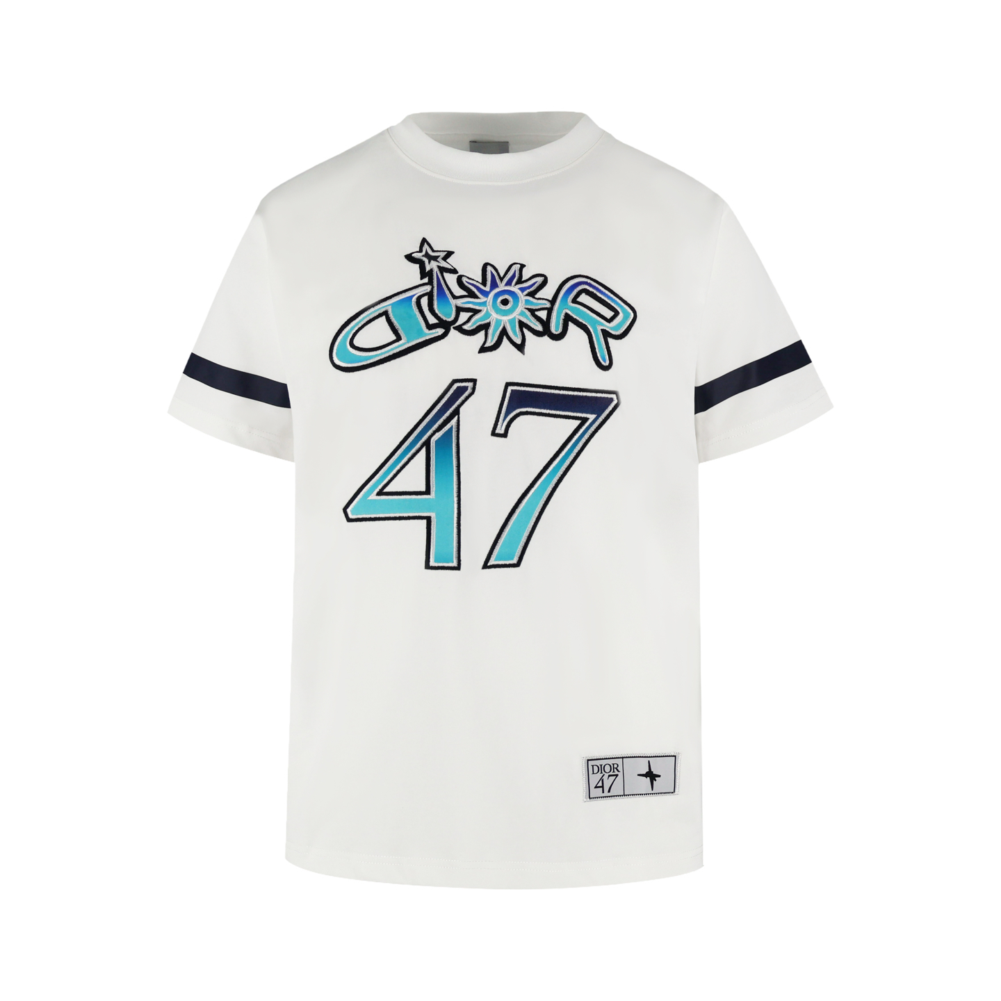 Colorful Embroidered Short-Sleeve T-Shirt