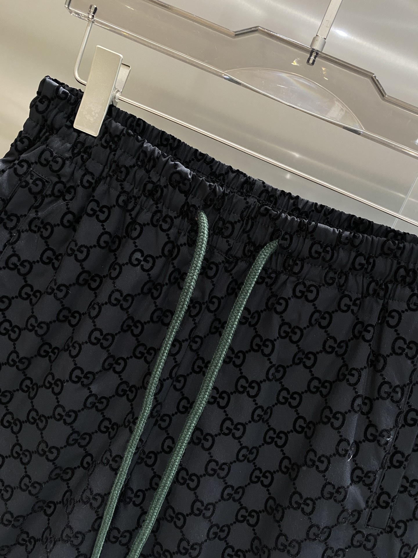 Black Classic Double G Shorts