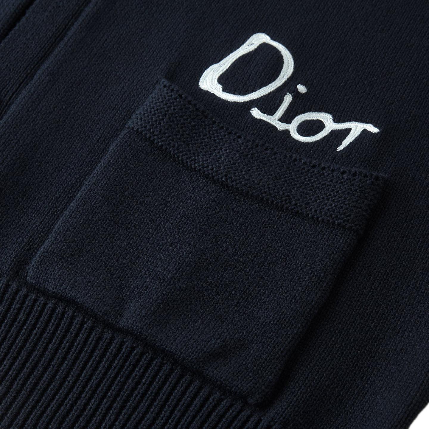 Friend embroidered blend cardigan