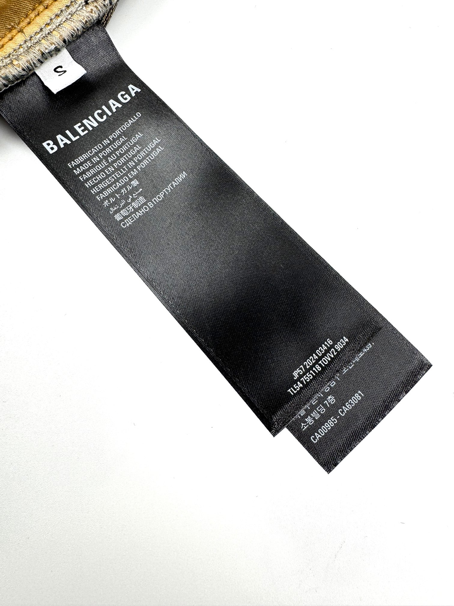 Red Lettering Embroidered Jeans