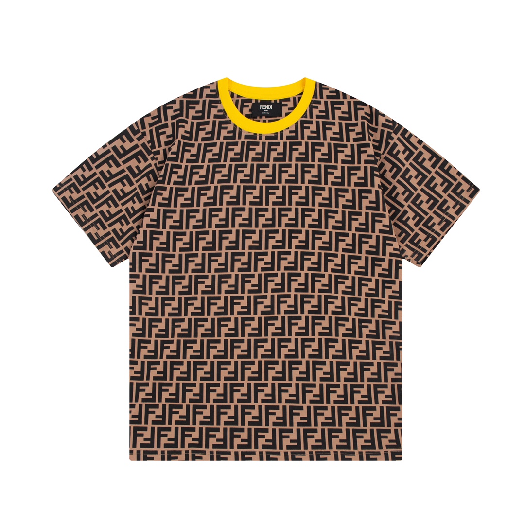 New Jacquard Casual T-shirt