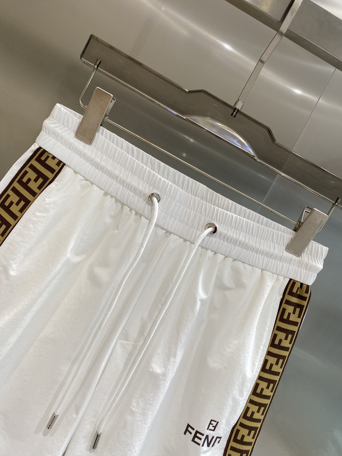 Black Side Printed Shorts