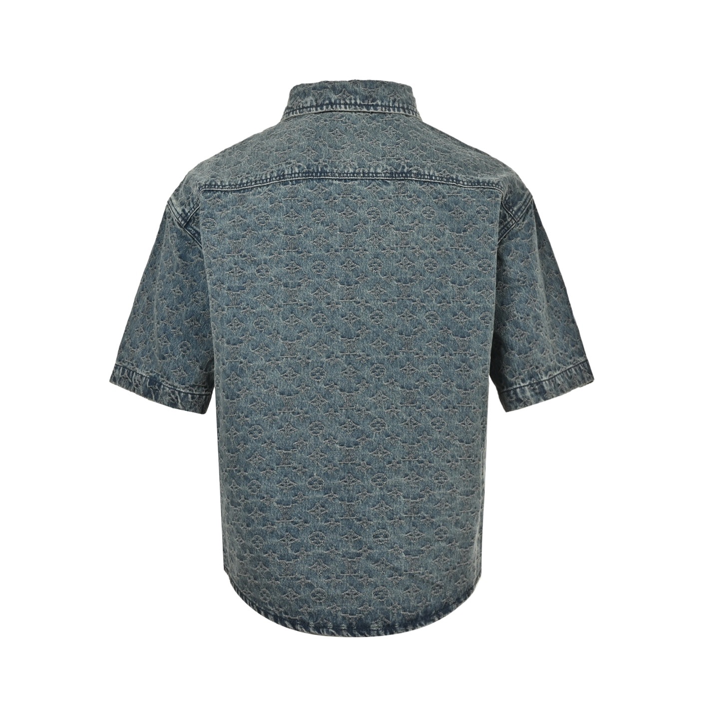 Vintage Printed Denim Shirt