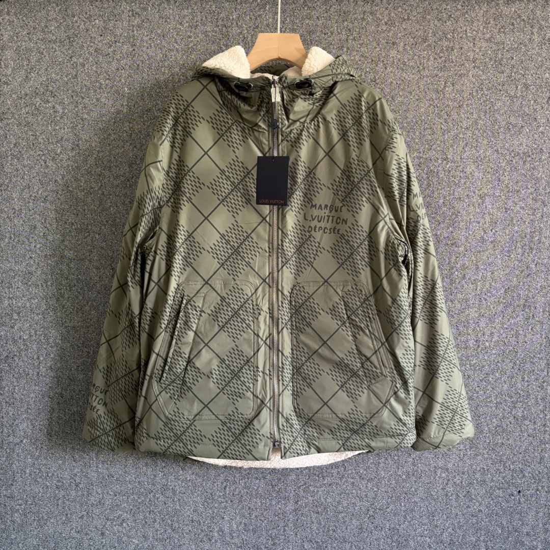 Hooded Reversible Long Sleeve Jacket