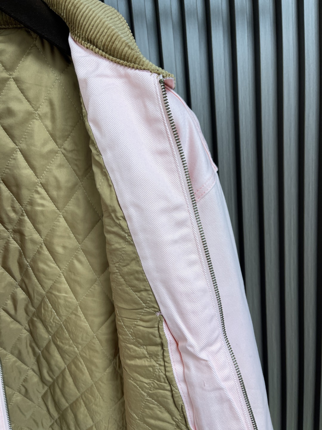 Fashionable pink denim jacket