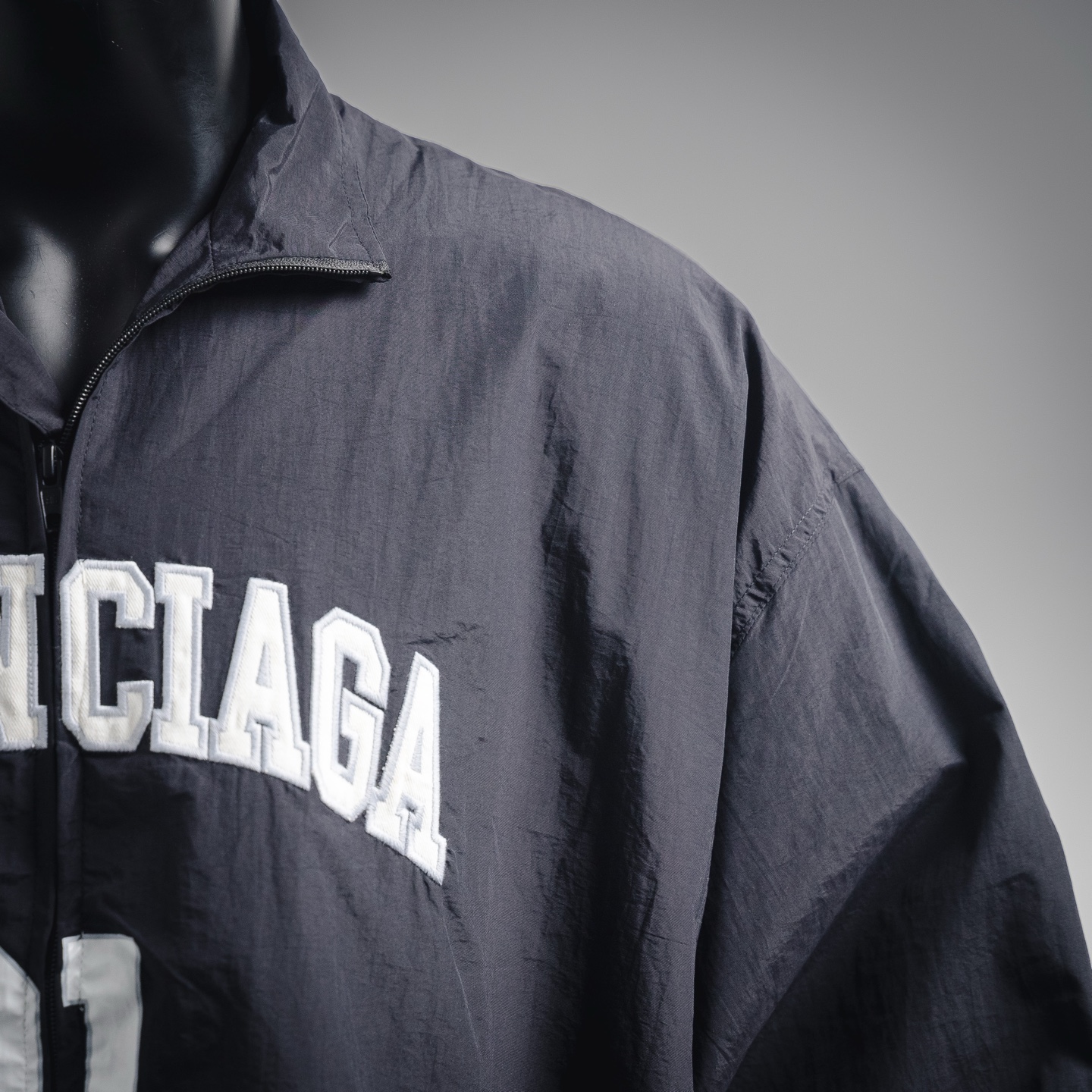 24FW 01 Football Team Logo Stand Collar Jacket