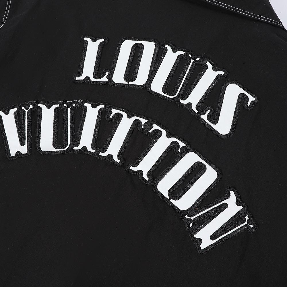 Letter embroidered shirt