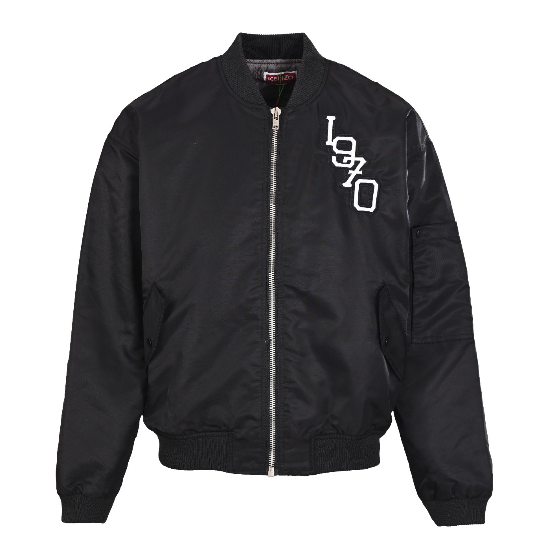 Tiger head embroidered flight suit