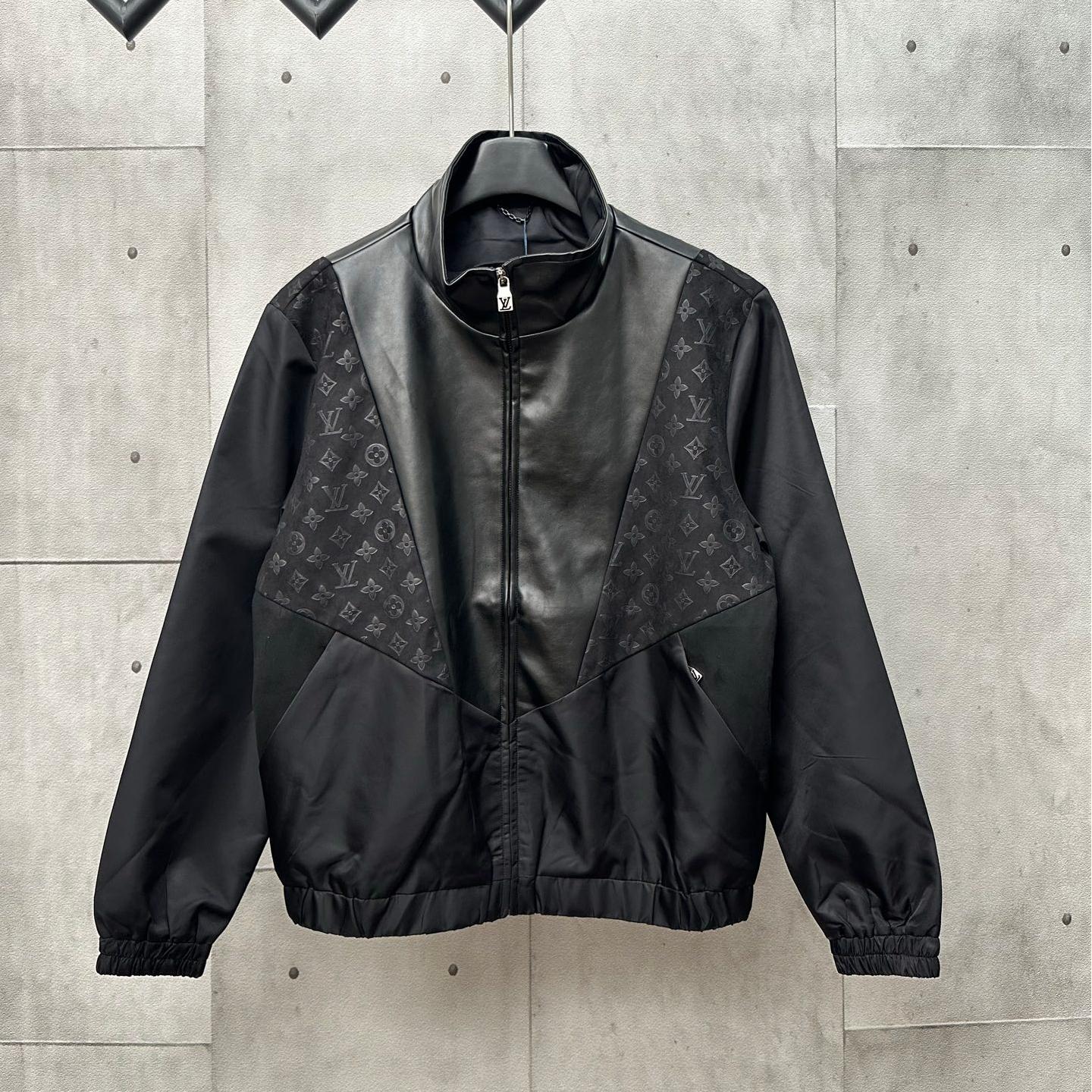 Dark embossed velvet jacket