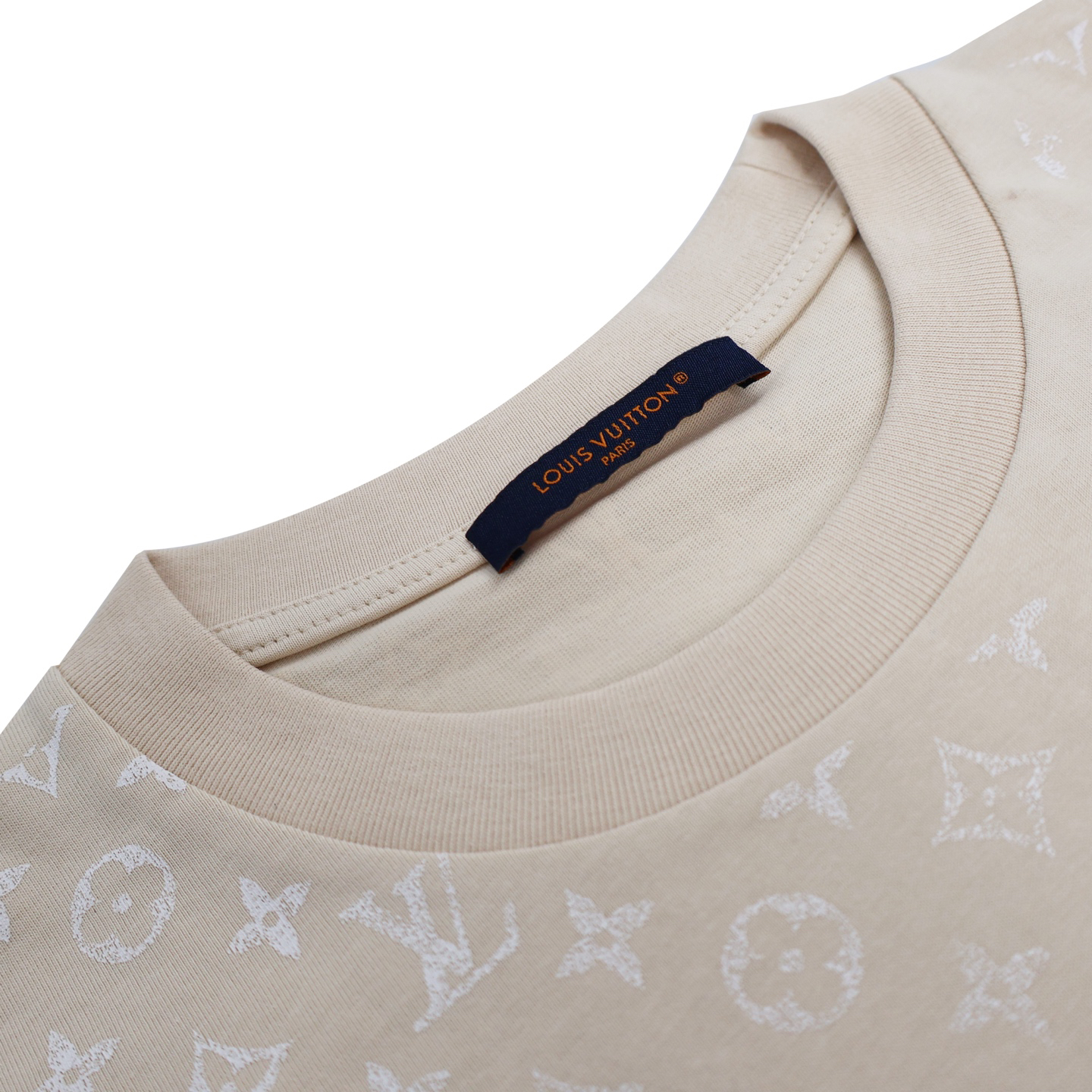 Full-print gradient short sleeves (apricot)