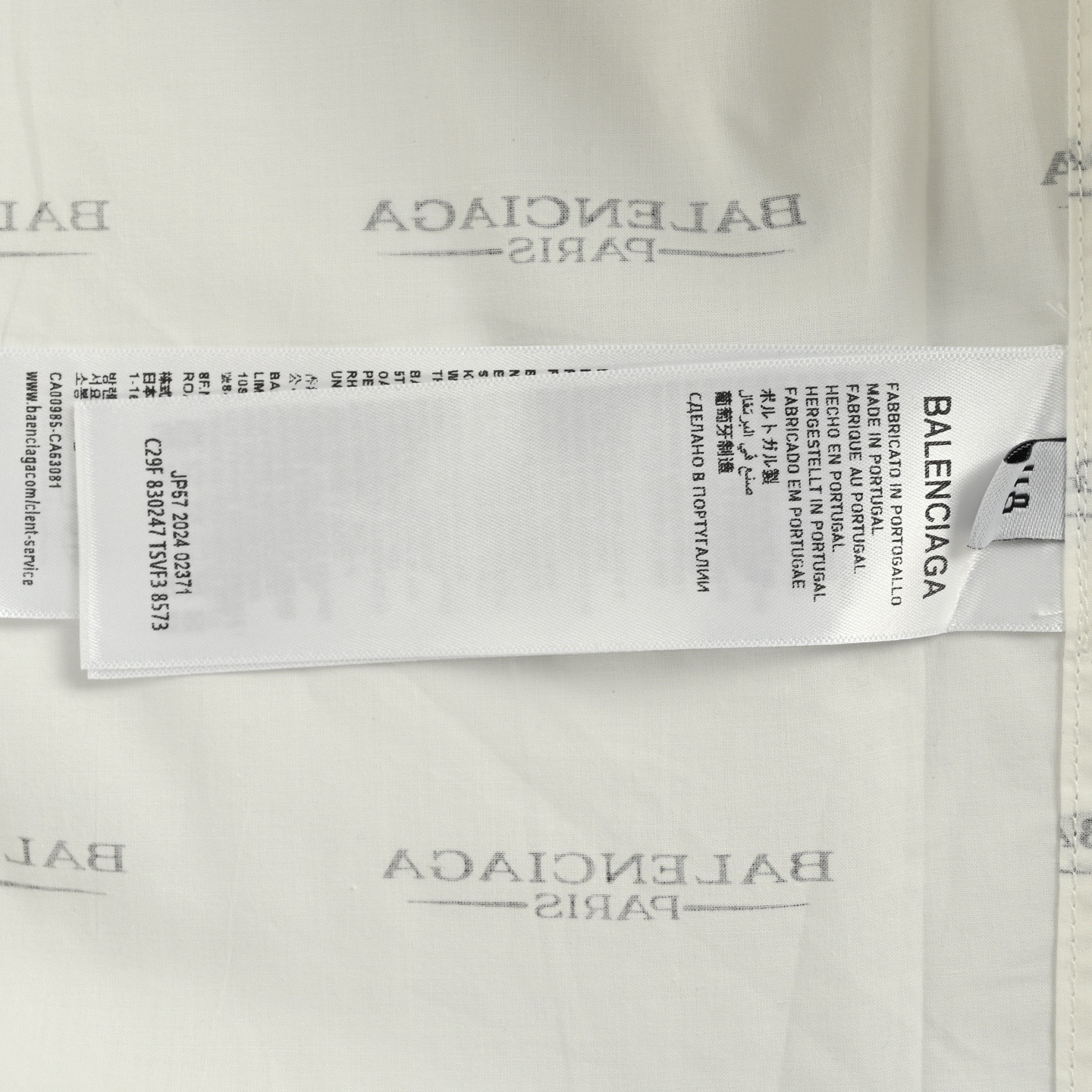 25ss All-over Print Letter Logo Short Sleeve Shirt