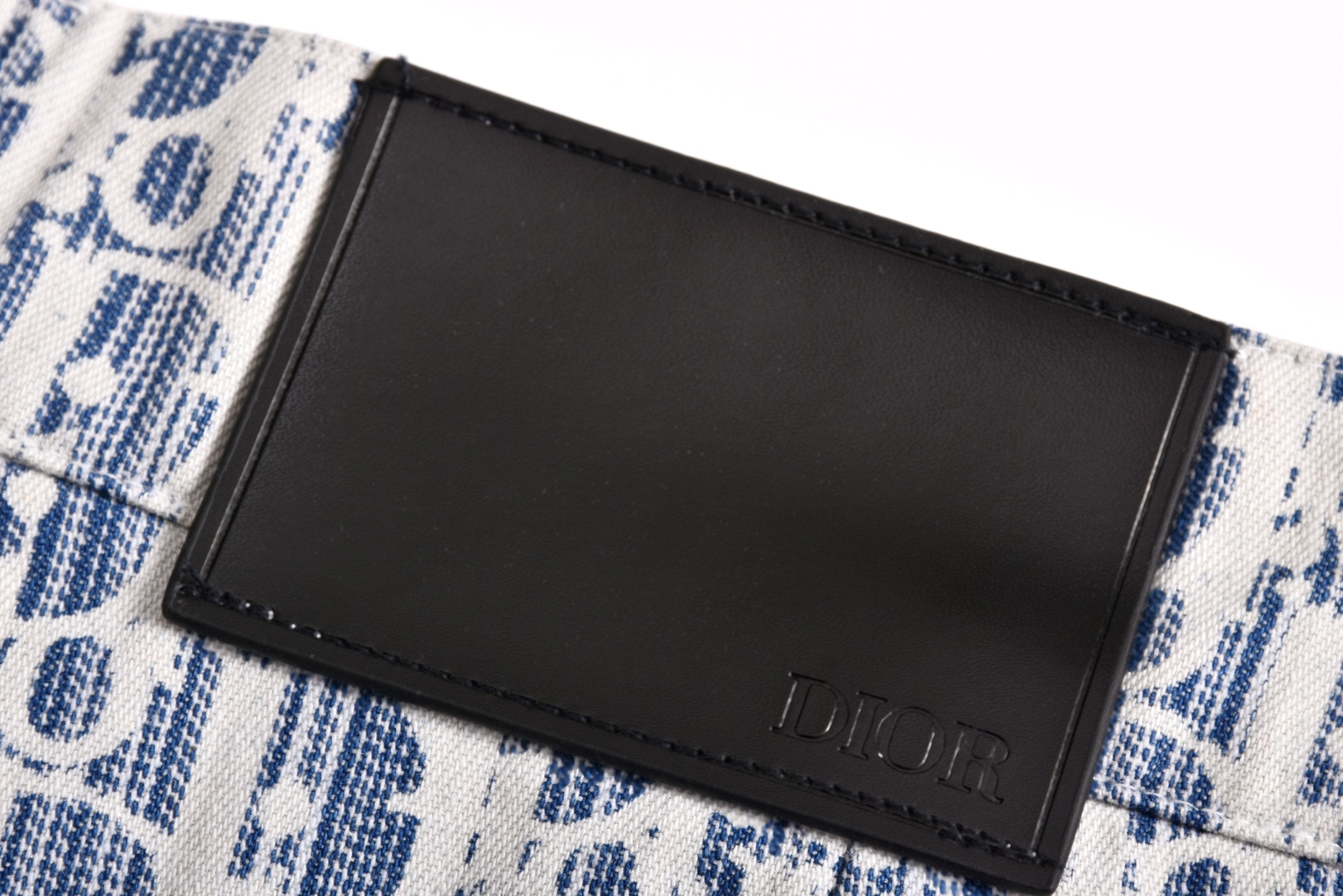 All-over Jacquard Denim Shorts