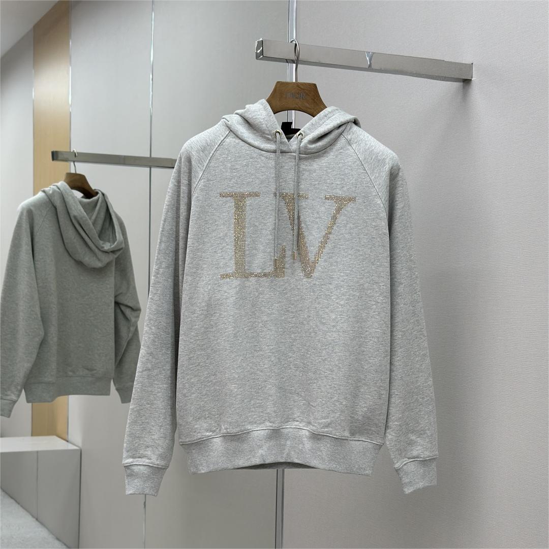 Rhinestone Embellished Hoodie