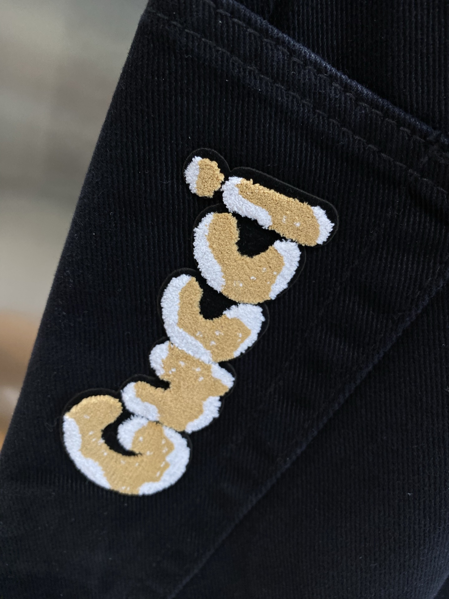 GG Black Denim Jeans