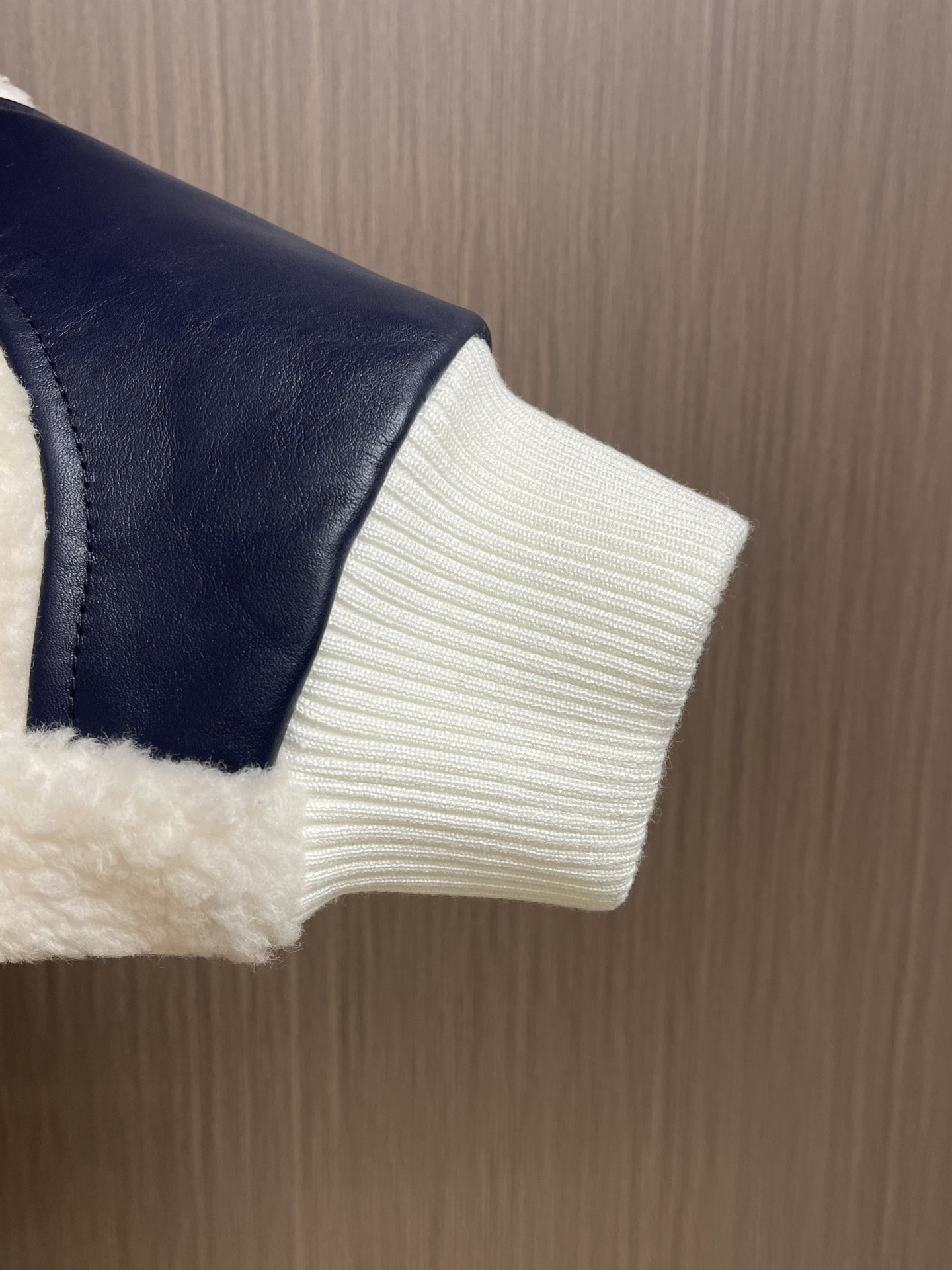 Cloud Panel Leather Jacket