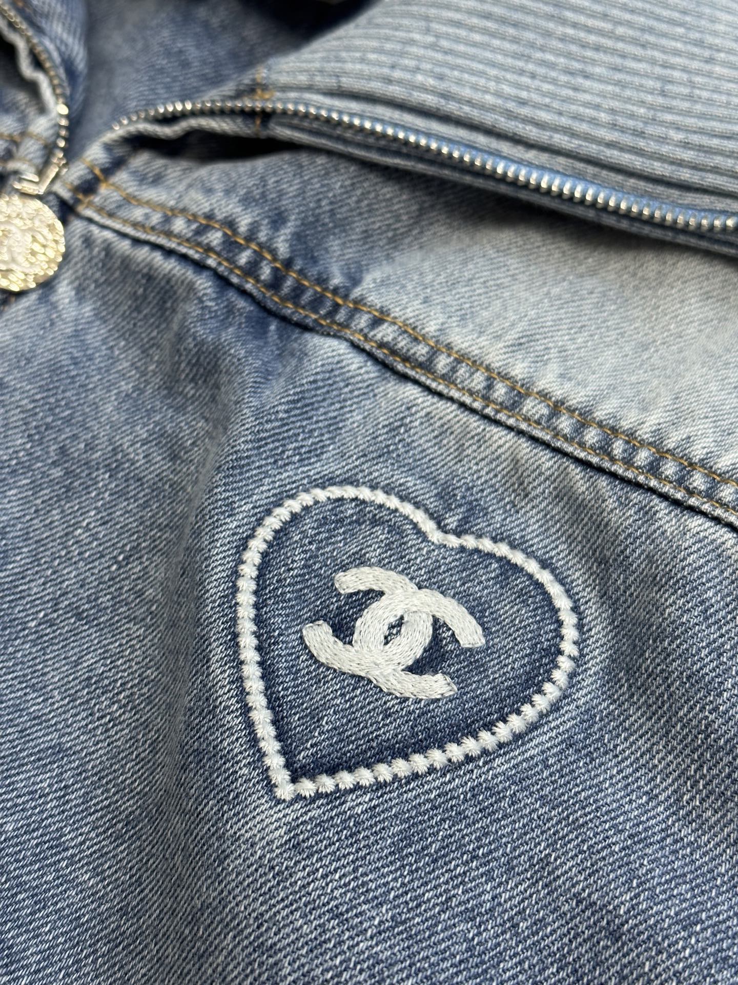 Distressed Denim Jacket