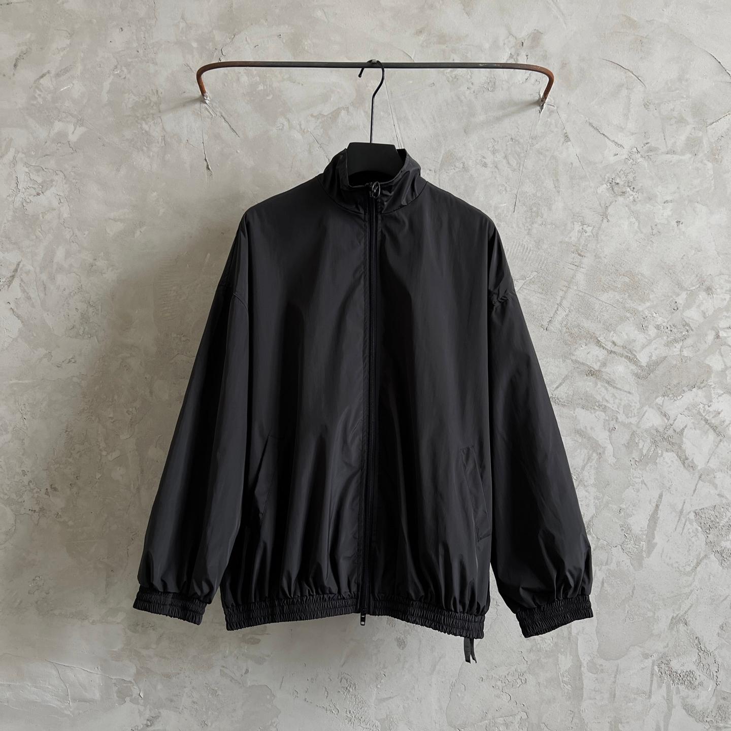 Red Masking Tape Waterproof Jacket