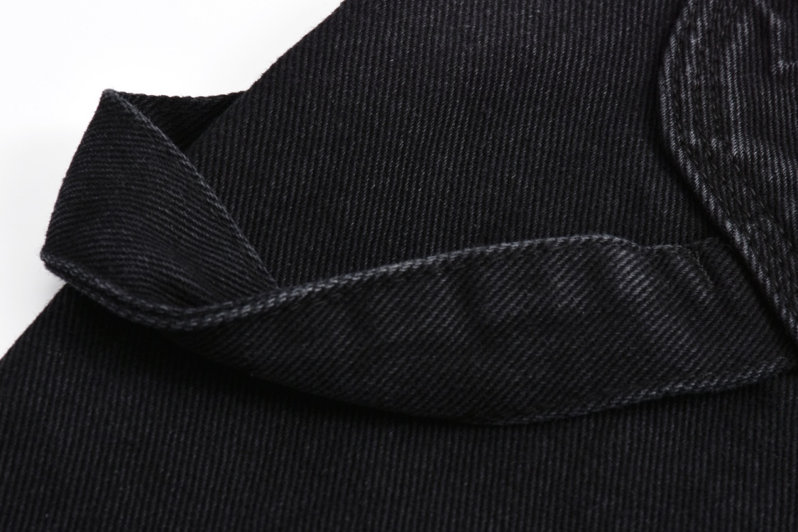 Black Denim Classic Cargo Shorts