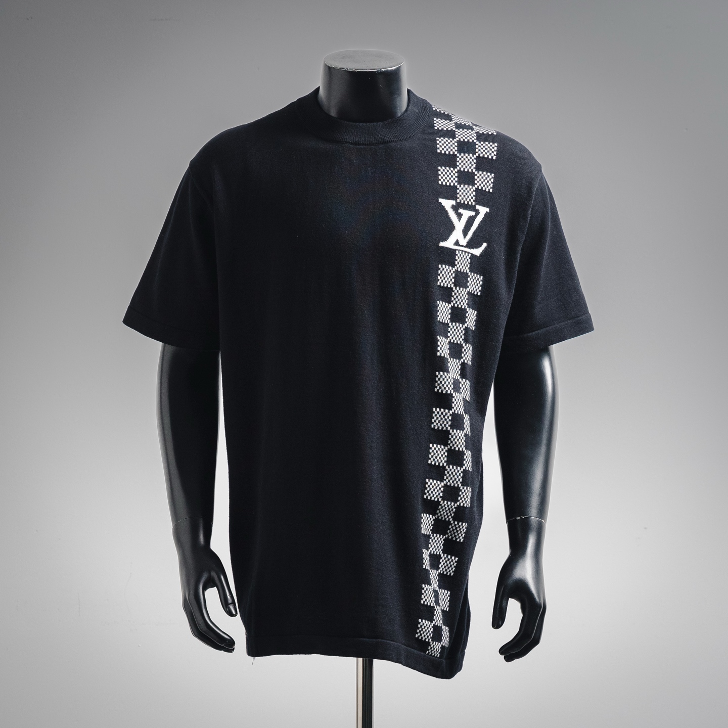 25SS Racing Checkered Knit T-Shirt