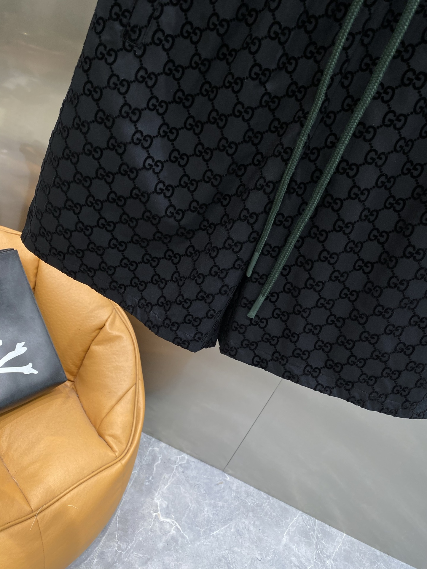 Black Classic Double G Shorts