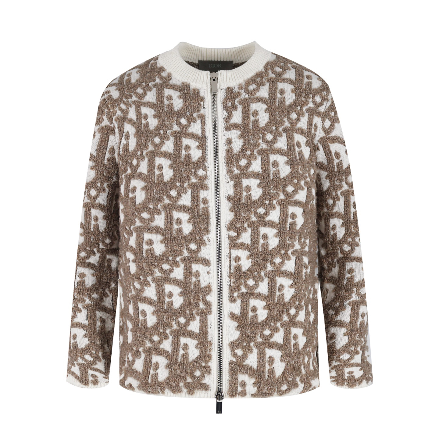 CD25FW Terry Embroidered Jacquard Cardigan