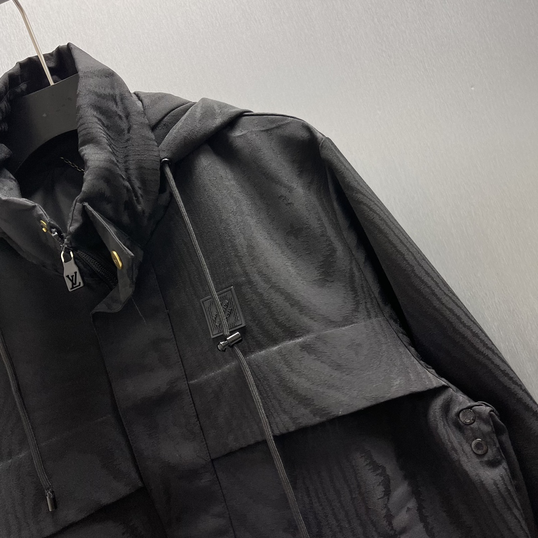 Tree Ring Jacquard Windproof Jacket