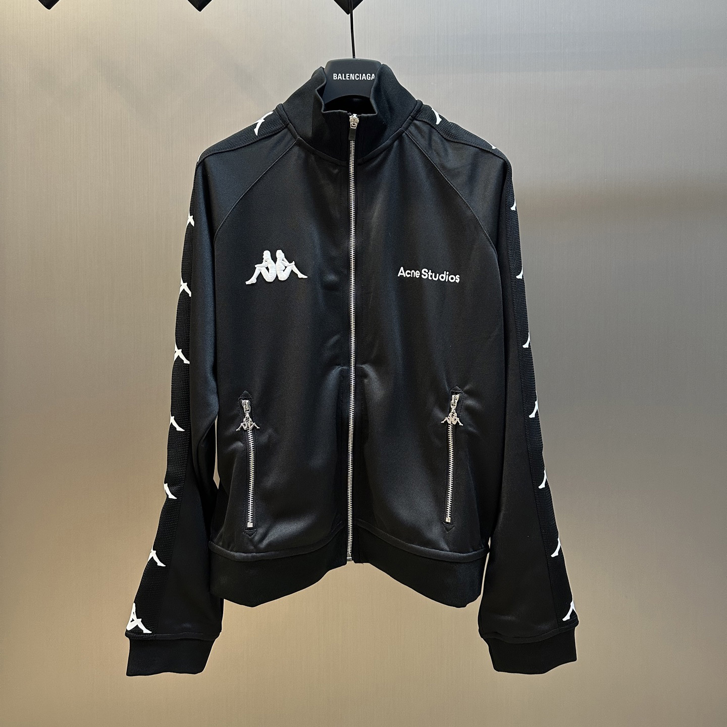 Acne X Kappa Logo Zip-up Tracksuit Jacket