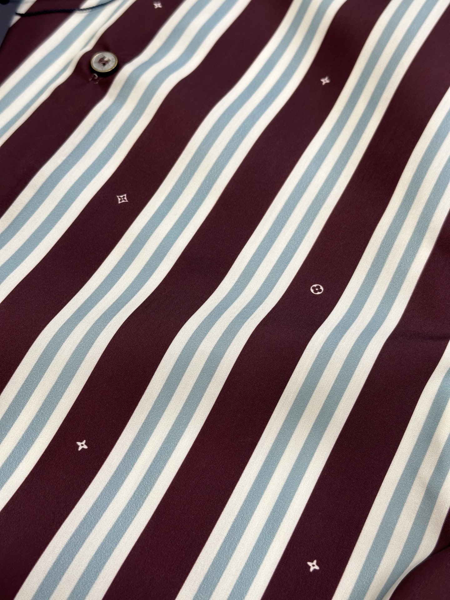 Striped short-sleeve shirt