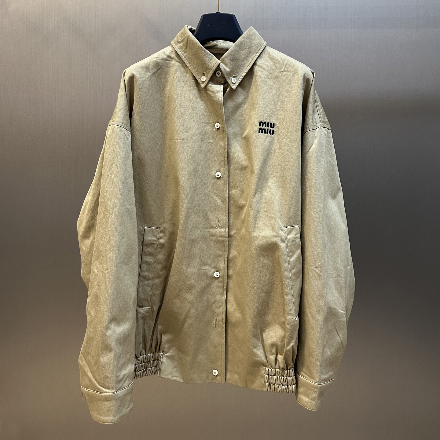 Embroidered Button-Up Jacket