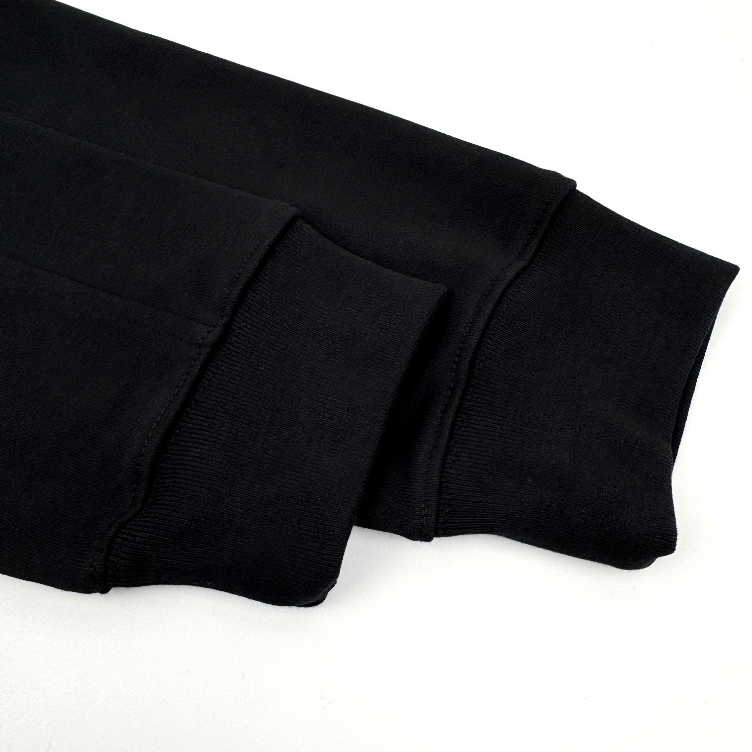 Cross-shoulder letter print hooded sweatshirt