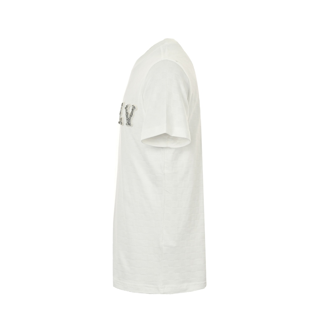 Rhinestone lettering T-shirt