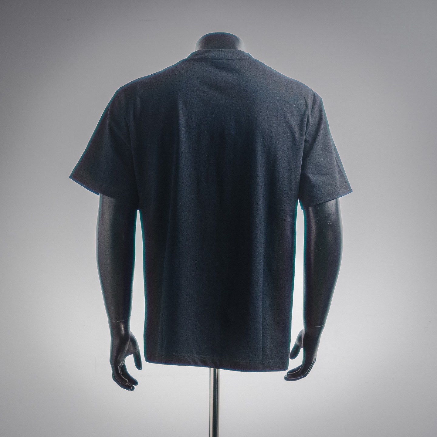 Embroidered lettering short-sleeved T-shirt