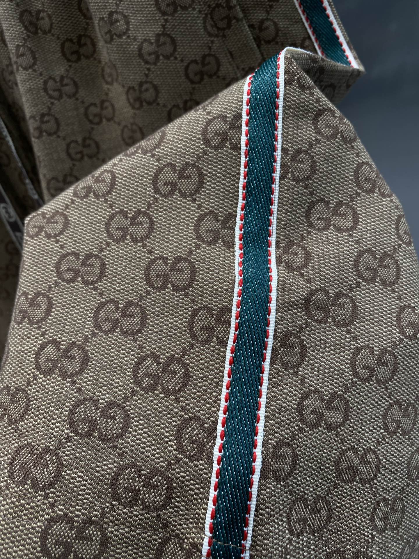 Classic brown plaid shorts