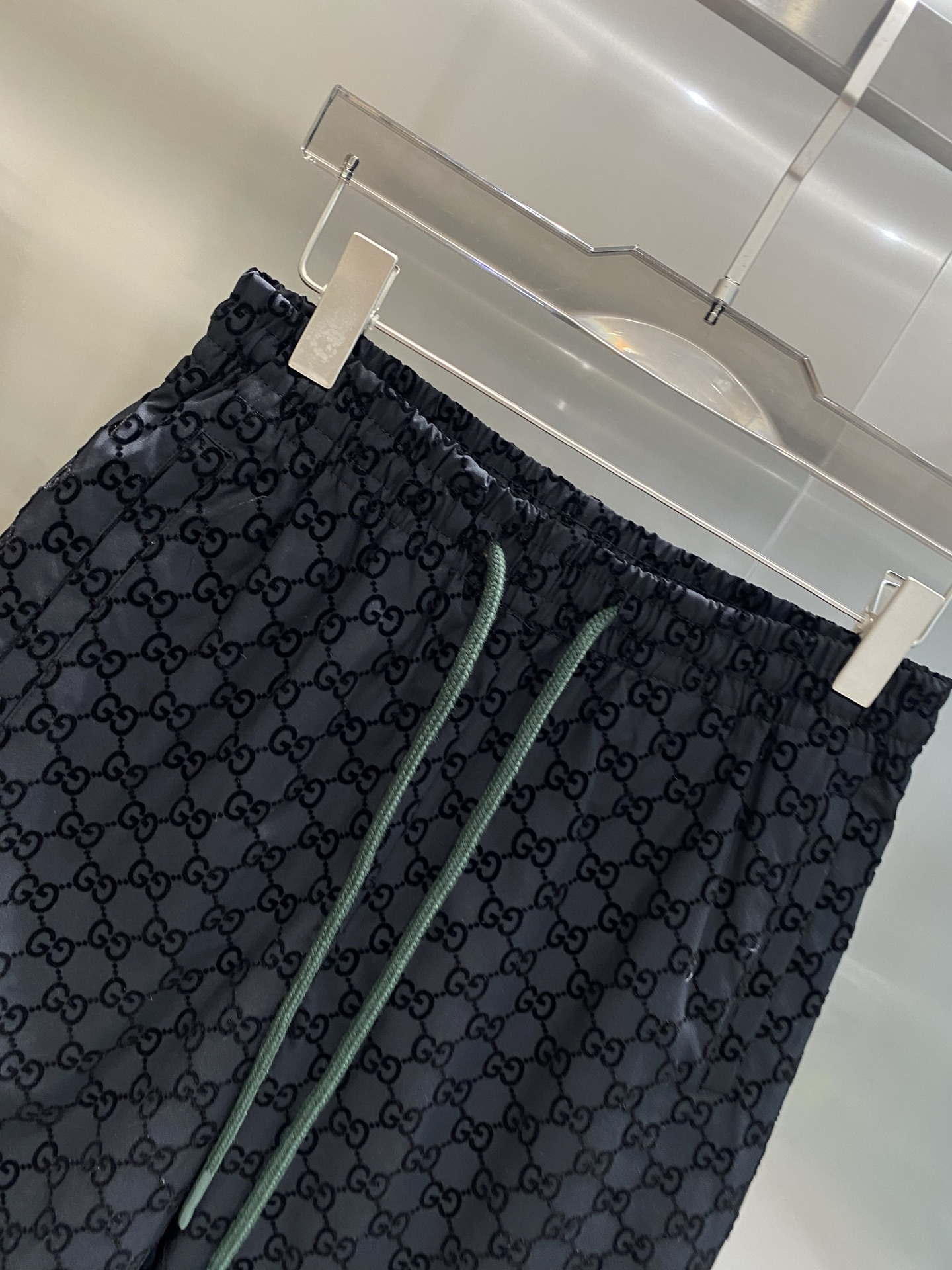 Black Classic Double G Shorts