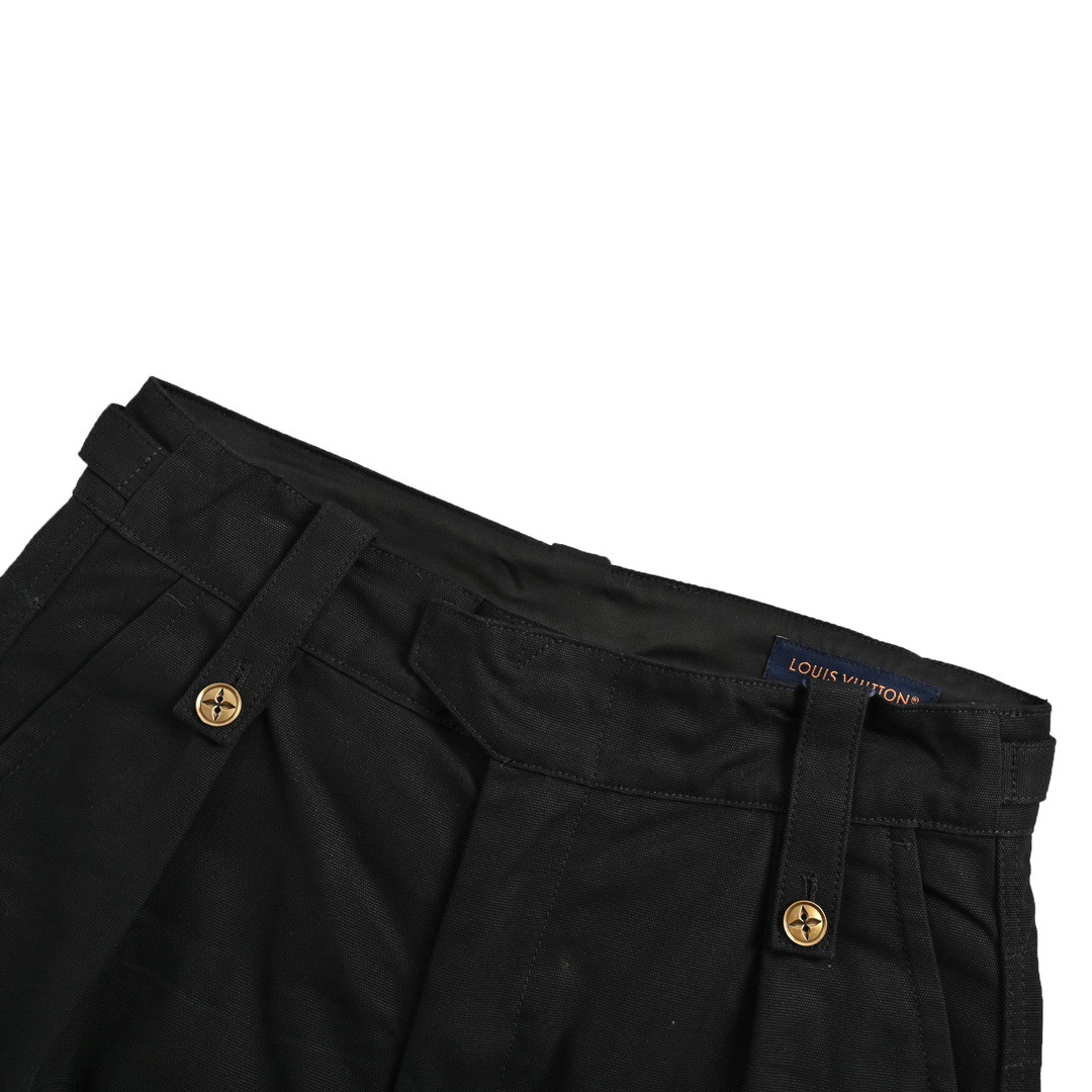 24SS Gold Label Double-Pocket Cargo Shorts