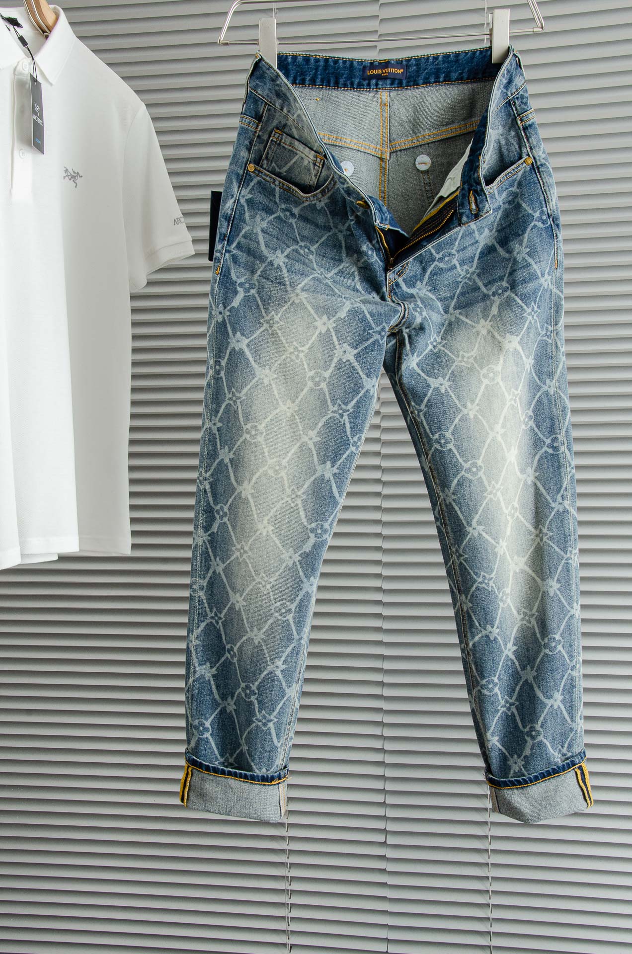 Men's Fashion Straight-Leg Denim Jeans