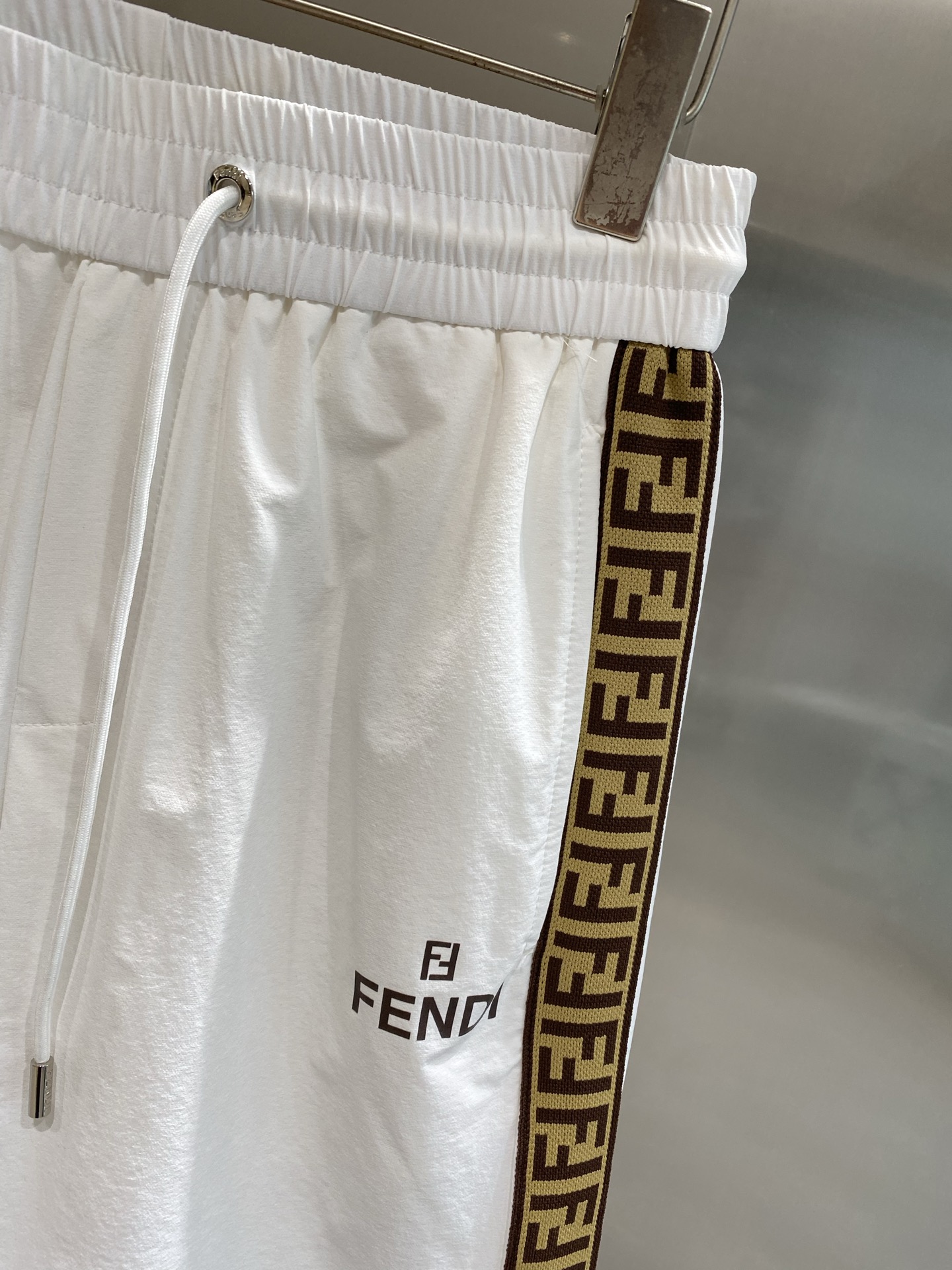 Black Side Printed Shorts