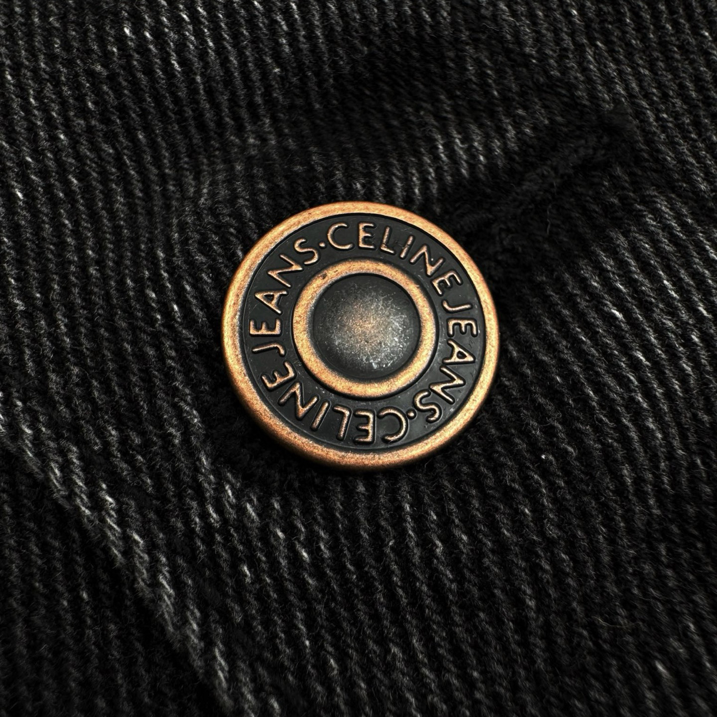 CELINE Hooded Denim Jacket