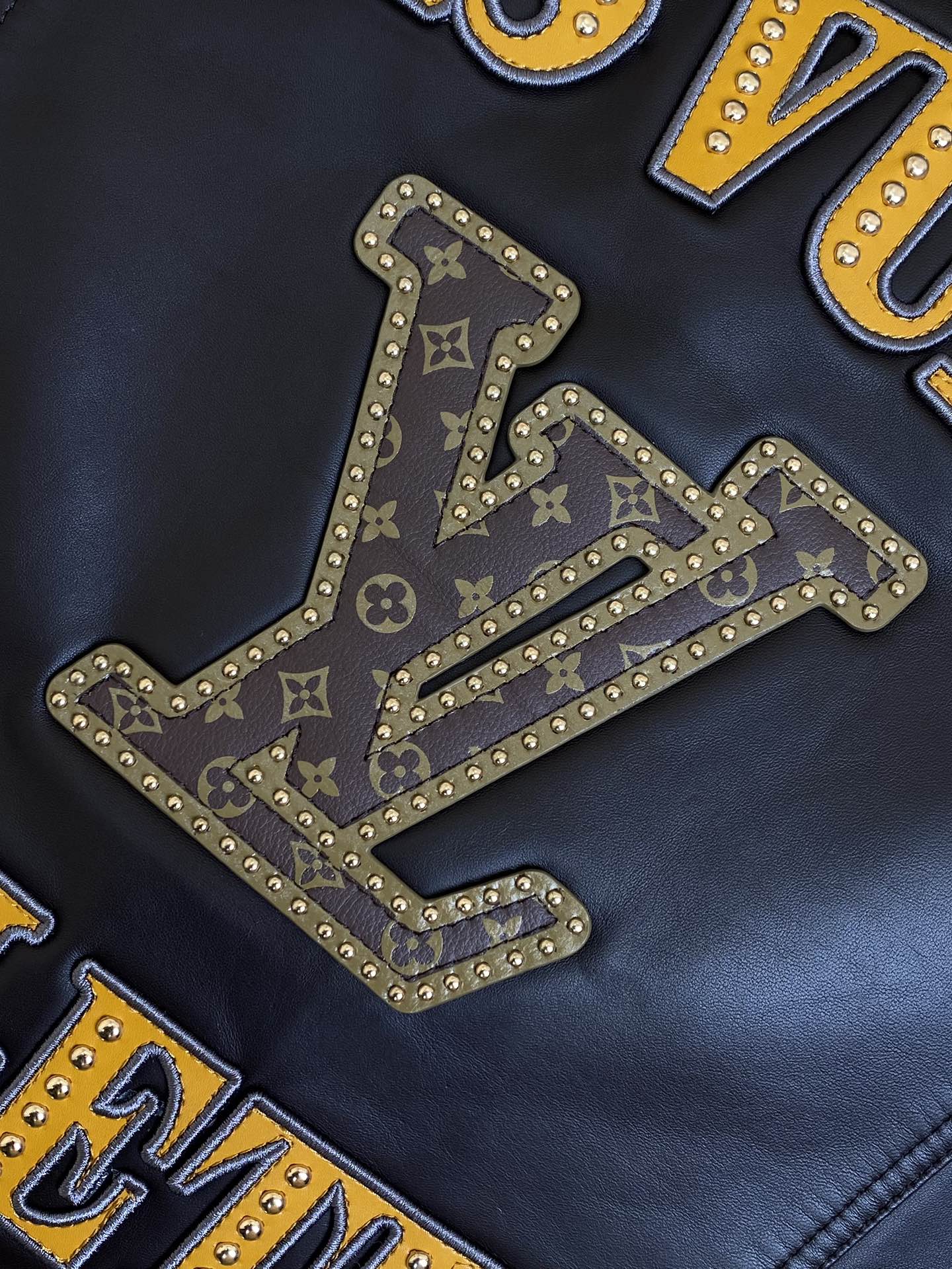 Monogram Leather Jacket