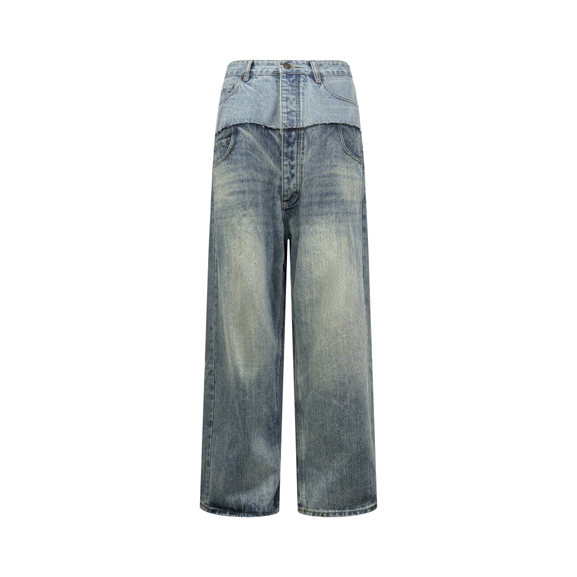 Men's Patch Pocket Denim Jeans