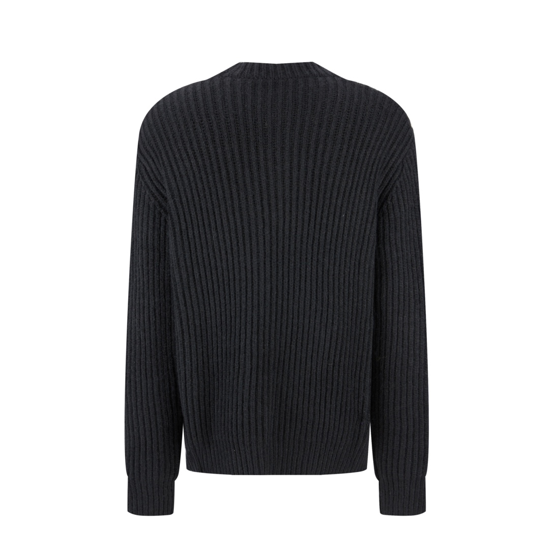 Embroidered Wool Cardigan