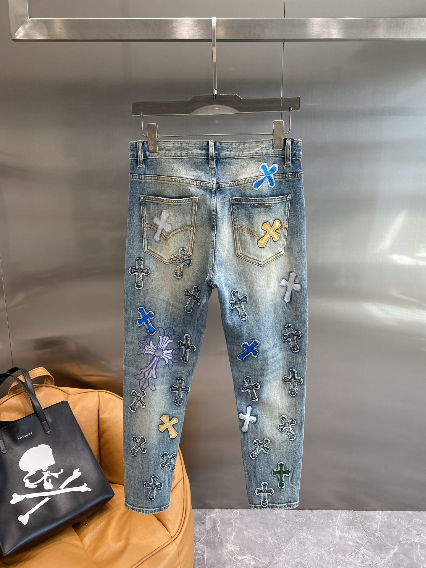 Washed Durable Denim Jeans